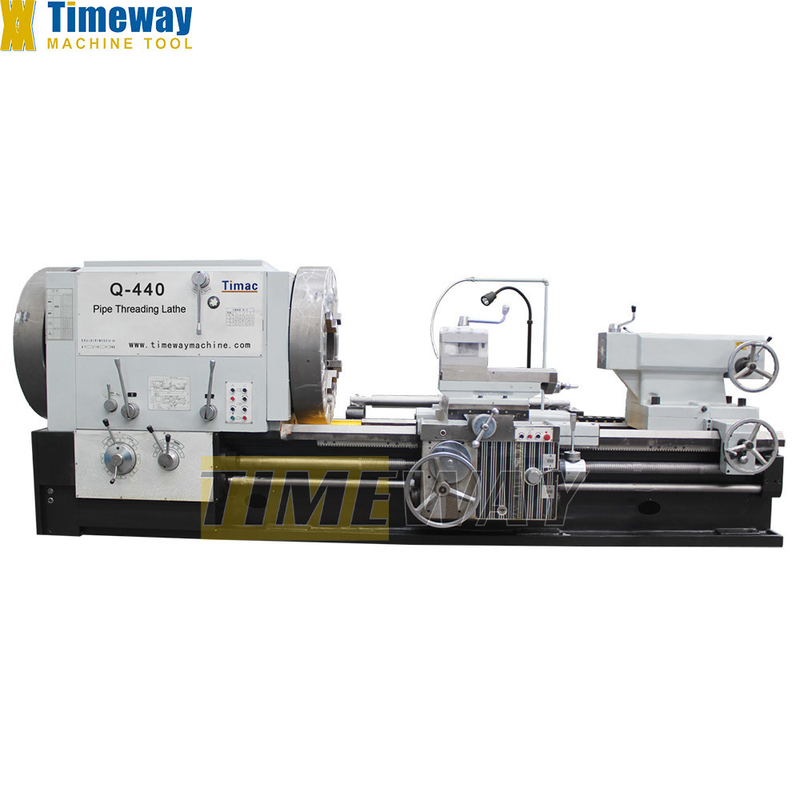 Q-440 Horizontal Oil Country Lathe for Metal Workpiece Processing Pipe Threading Torno