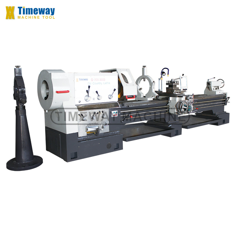 Energy Mining Pipe Threading Lathe Q-200 550mm Bed Width for Smooth Threading Process