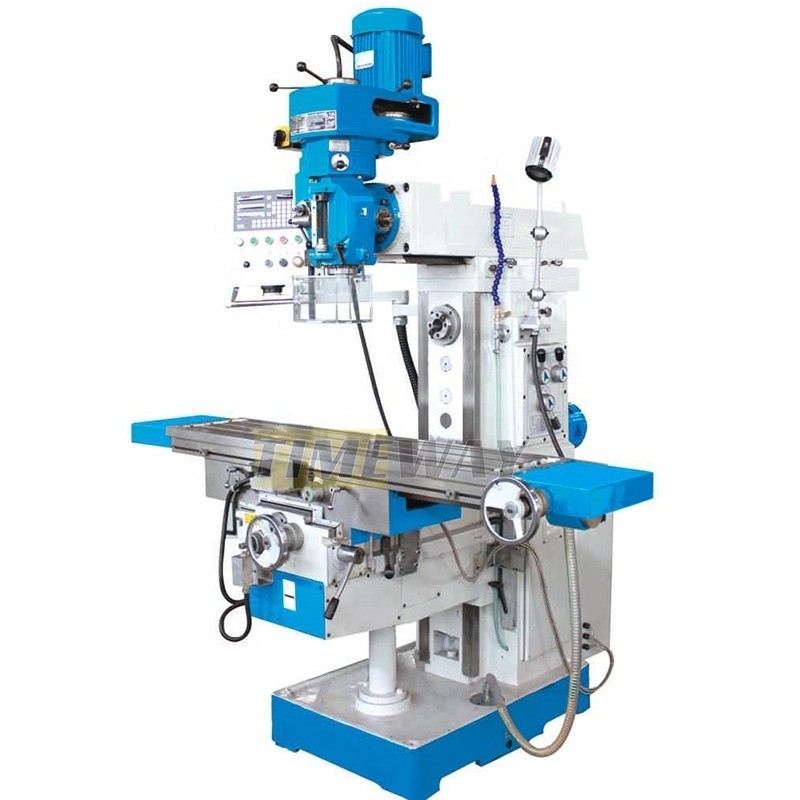 1000mm Table Travel Manual Turret Milling Machine with Spindle Speed Range 65-4660 rpm