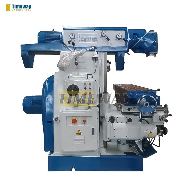 Manufacturing Plant Universal Knee-Type Milling Machine With Swivel Head Weight KG 2900
