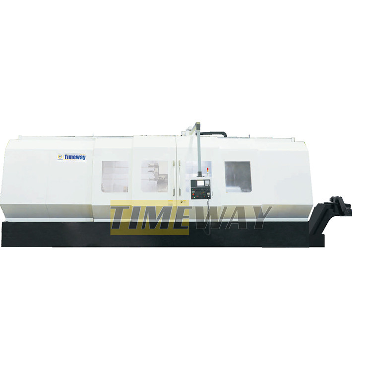 Automatic High Precision Metal Slant Bed CNC Lathe Machine with 2 Axes and 2 Spindles
