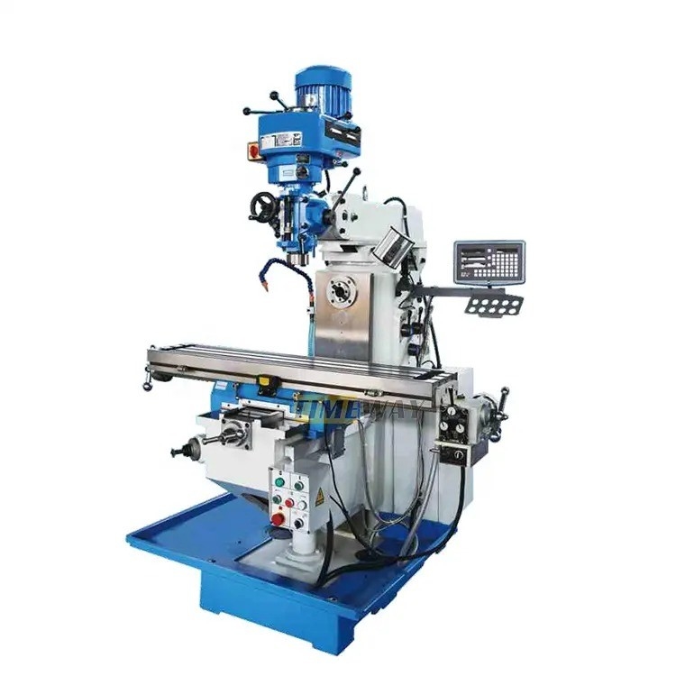 Table Size 254x1270 High Precision TM400 Turret Milling Machine H/V for Metalworking