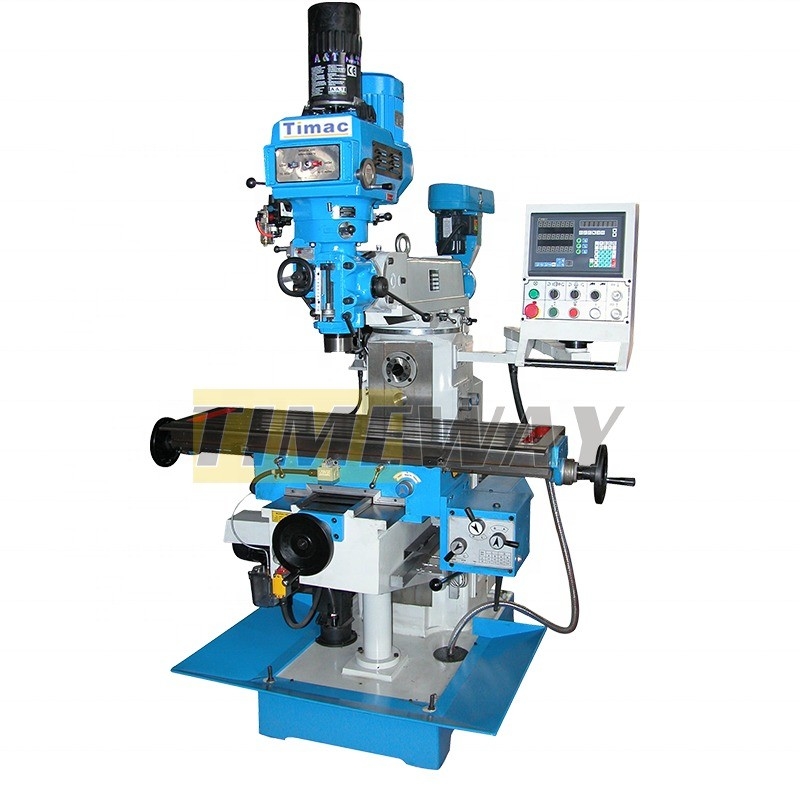 High Precision TM500 Turret Milling Machine H/V for Metalworking on Custom-made Table