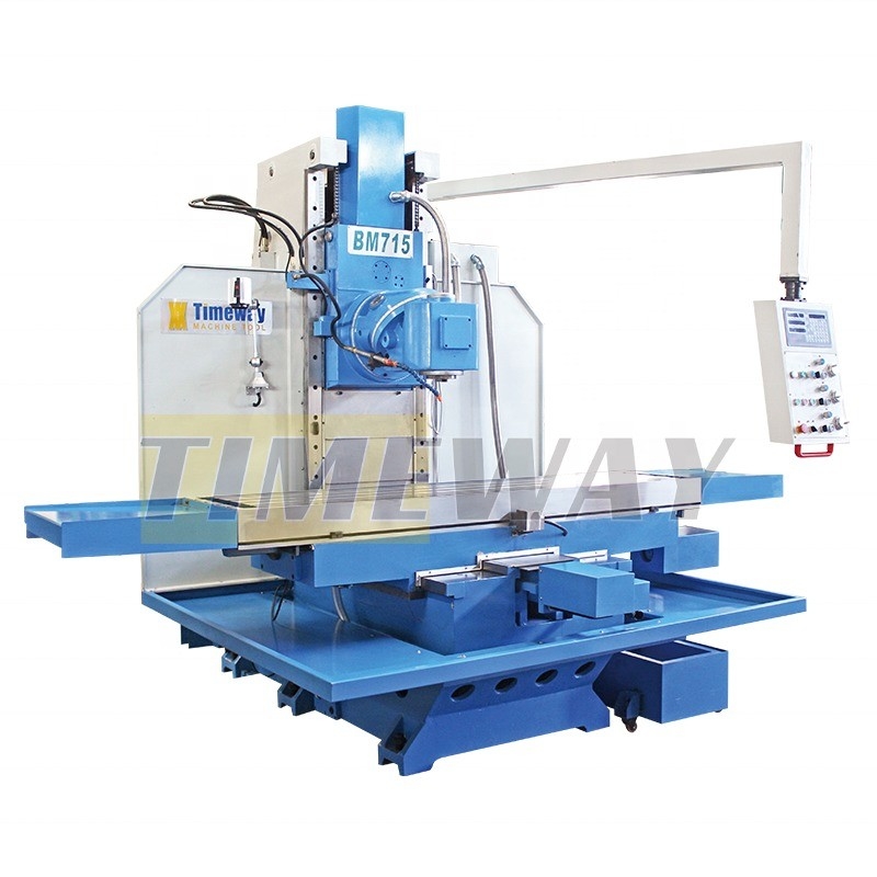 High Precision Bed Type Milling Machine with Customized Option Table Travel X mm 1500
