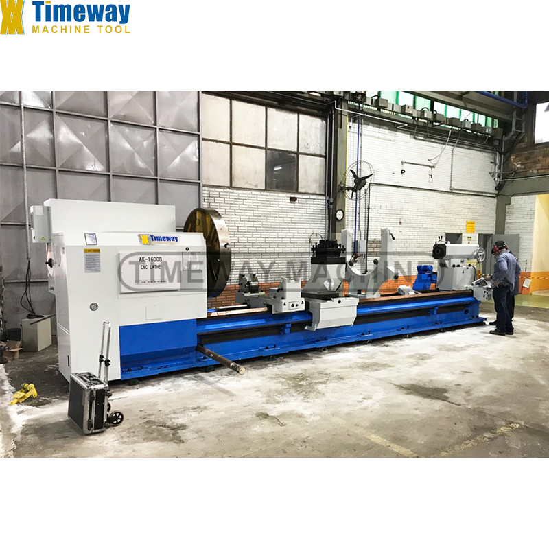 Metal Processing Simplified Heavy Duty Flat Bed CNC Horizontal Lathe Machine AK-1600B