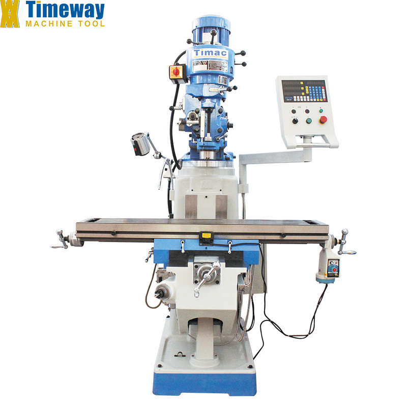 Timeway M250 High Precision Manual Turret Milling Machine for 920/1000mm Table Travel