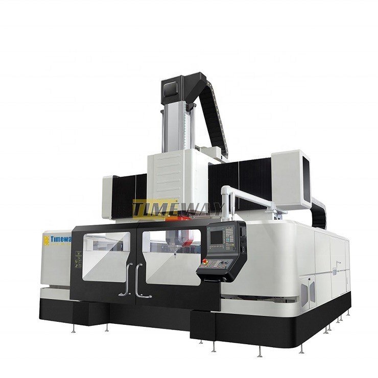 3-Axis High Precision CNC Portal Milling Machine with 0.04mm Positioning Accuracy
