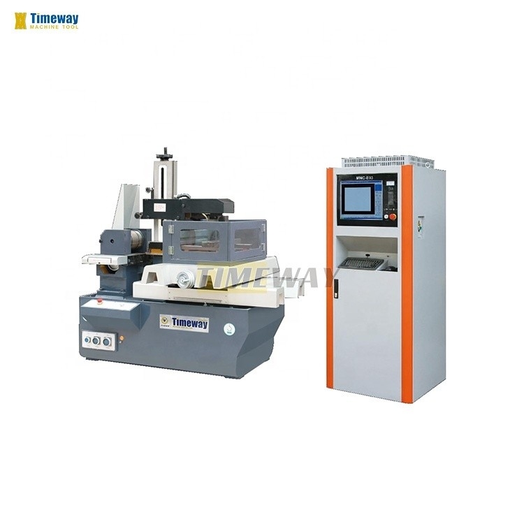 High Speed Wire Cutting EDM Machine with Cabinet Computer Workbench size 750*1140mm